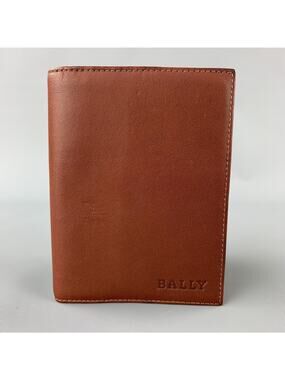 BALLY Brown Leather Rectangle Agenda